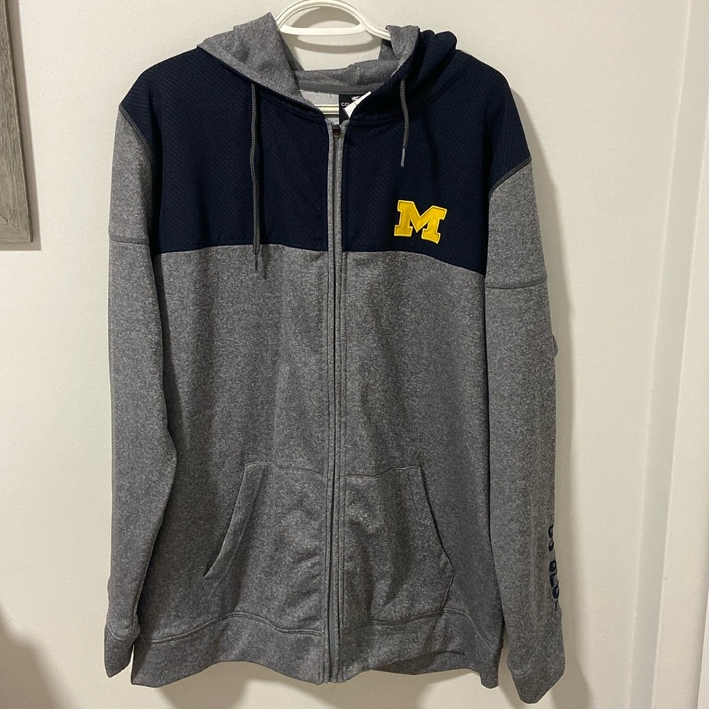Michigan Go Blue full zip hoodie Jacket